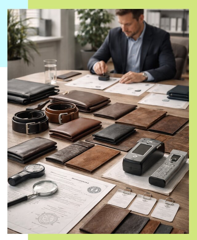 Сертификация кожаных изделий в Симферополе от 12464 р. | Алешин-Сим