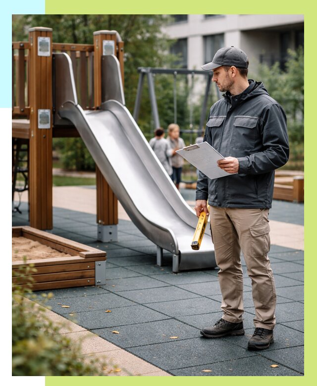 Сертификация детских площадок в Симферополе от 25968 р. | Алешин-Сим