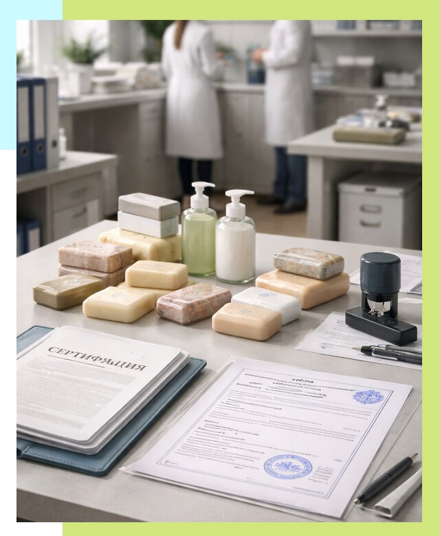 Сертификация мыла и сертификат на мыло в Симферополе от 12464 | Алешин-Сим