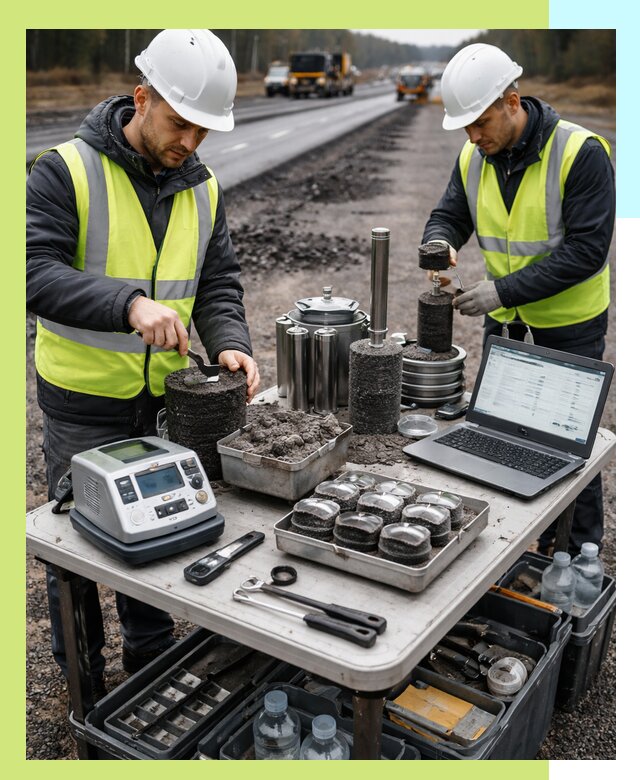 Сертификация асфальта: испытания и подтверждение в Симферополе