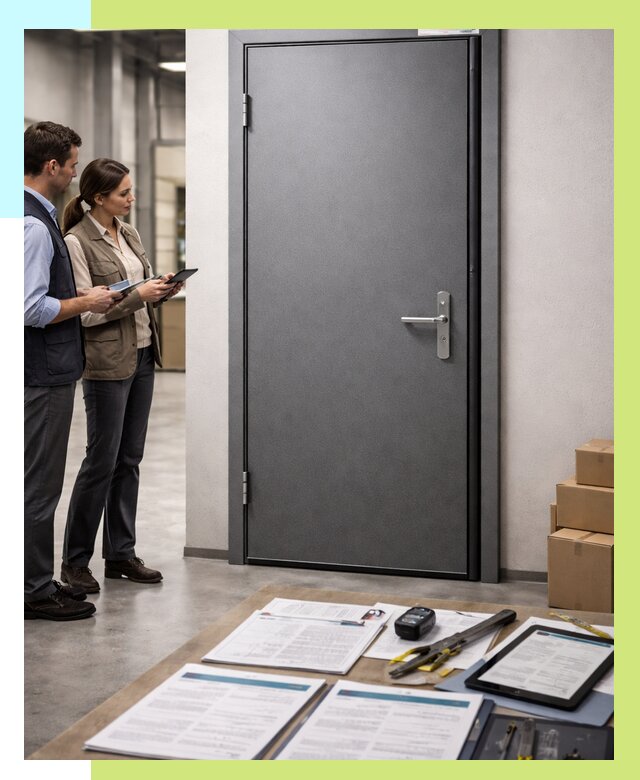 Сертификация противопожарных дверей в Симферополе от 9348 р. | Алешин-Сим