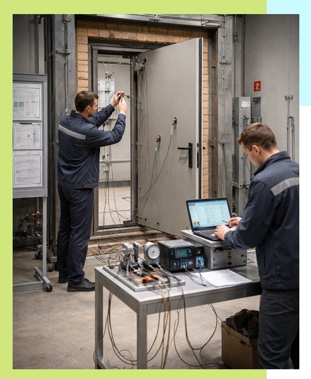 Сертификация противопожарных дверей в Симферополе по ГОСТ и ТР