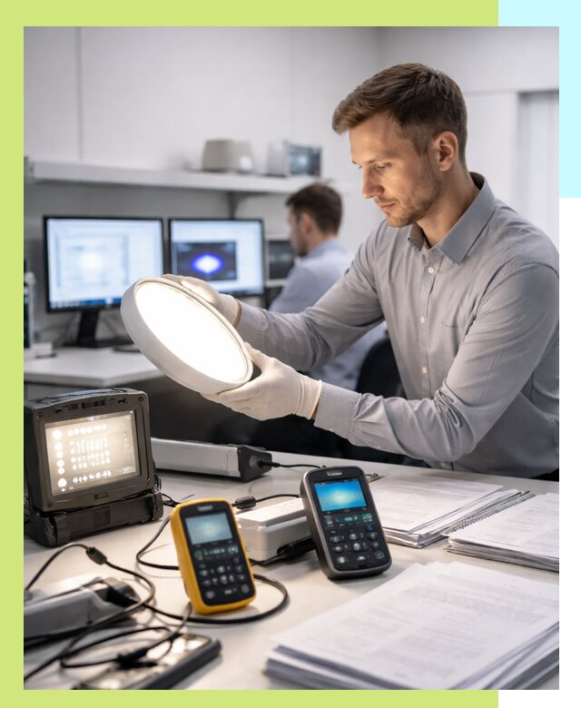 Сертификация светильников в Симферополе: испытания и оформление