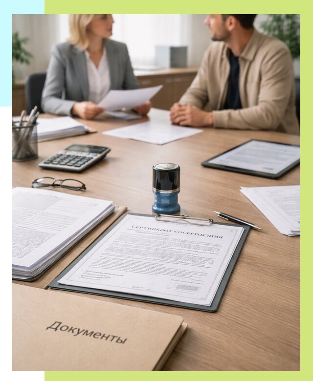 Сертификат соответствия на продукцию в Симферополе от 15581 р.|Алешин-Сим