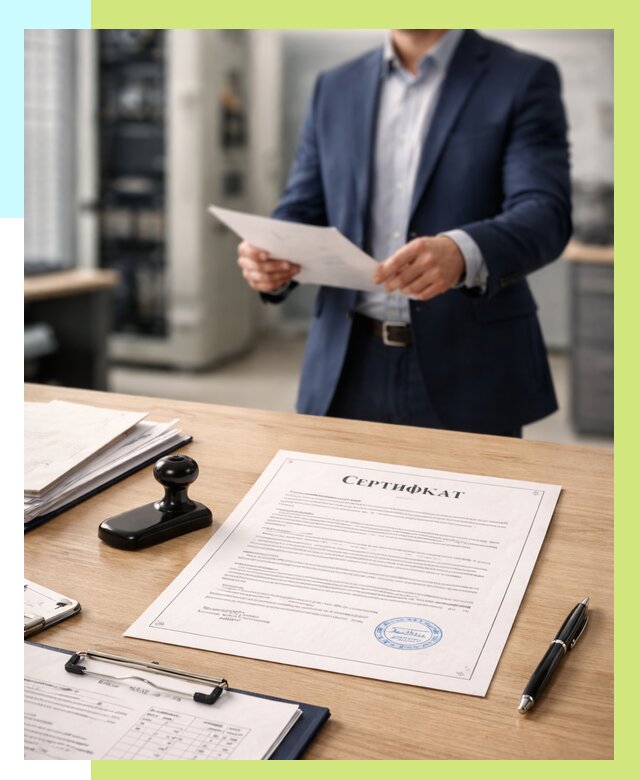 Сертификат на оборудование в Симферополе от 15581 р. | Алешин-Сим