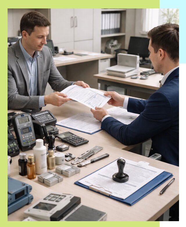 Оформление и получение заключения РЧЦ для оборудования в Симферополе