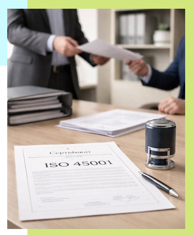 Сертификат ISO 45001 в Симферополе под ключ от 46742 р. | Алешин-Сим