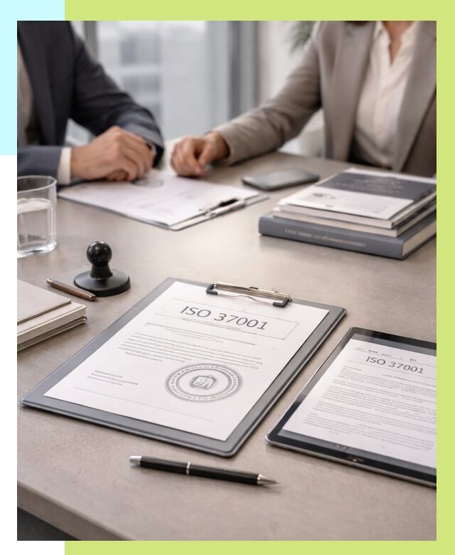 Сертификат ISO 37001 в Симферополе оформить от 124644 р. Алешин-Сим